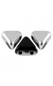 Les perles par Puca® Kheops Perlen Jet silver 23980/27001